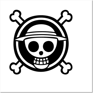 skull pirate one pirate Posters and Art